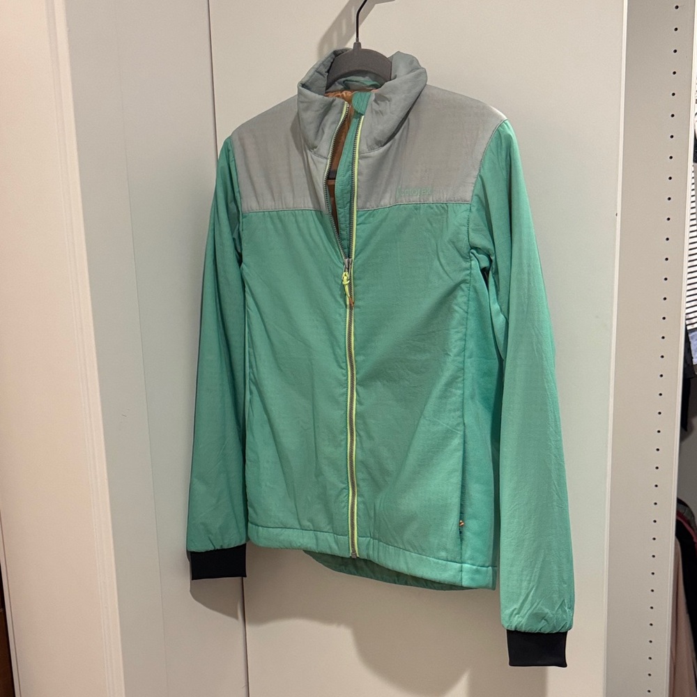 Cotopaxi Mint and Gray Women's Jacket